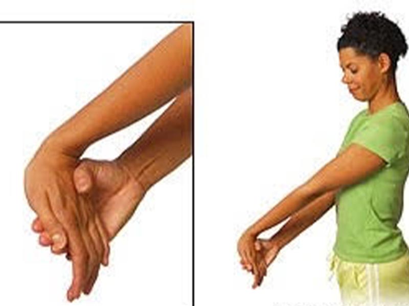 Wrist flexor stretch