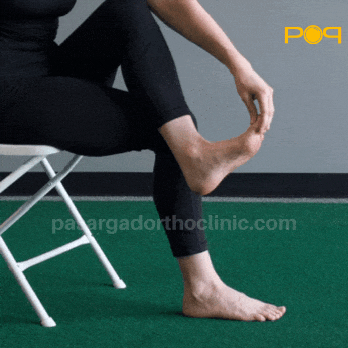 کشش بافت کف پا